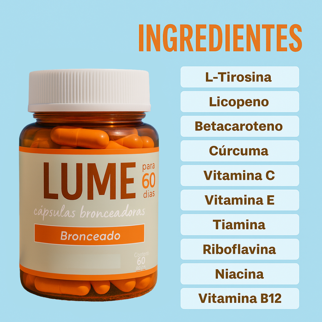 LUME – Cápsulas Bronceadoras Naturales